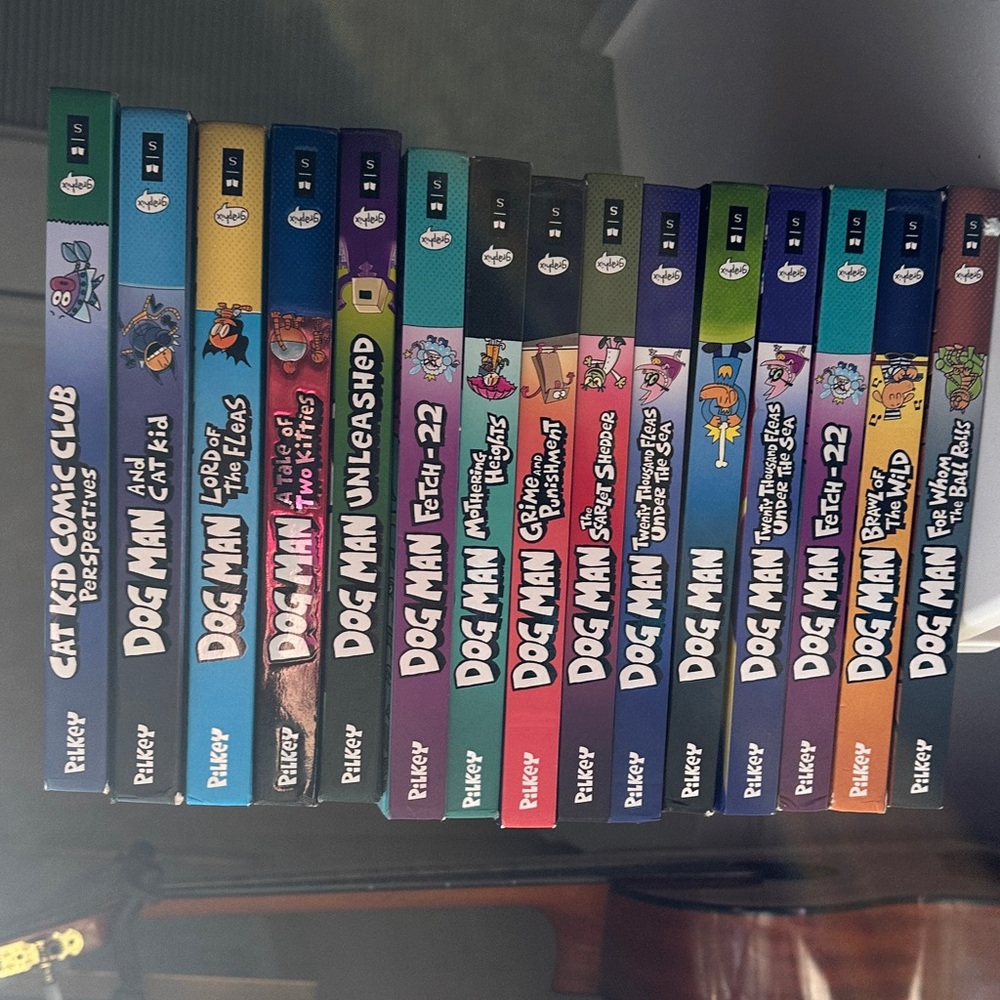 15 Dog Man and Cat Kid Comic Book Collection hardcover